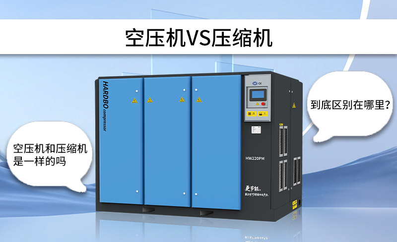 空壓機和壓縮機一樣嗎？到底區別在哪里？